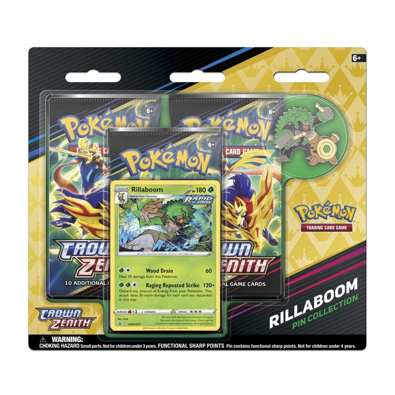 Pokémon TCG: Crown Zenith Pin Collection (Rillaboom) (1)