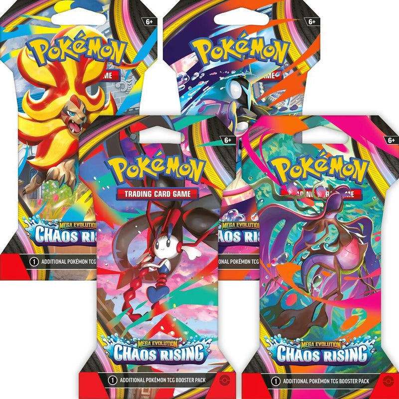 Pokemon TCG Chaos Rising Sleeved Booster Pack detail